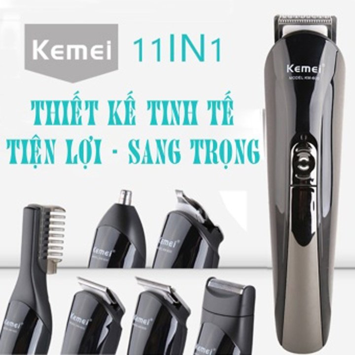Tông đơ cắt tóc đa năng 6 trong 1 Kemei KM 600 J131