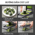 Bộ dụng cụ gọt, thái rau củ quả 14 chức năng tiện dụng 