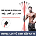 Thanh rung đàn hồi đốt mỡ, hỗ trợ tập gym xây cơ hiệu quả, Màu đỏ