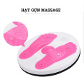 Đĩa xoay eo tập thể dục giảm cân 360 độ kết hợp massage chân, Màu hồng 