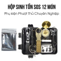 Hộp đồ sinh tồn 12 chi tiết nhỏ gọn đi phượt, dã ngoại, du lịch 