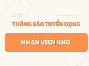 Tuyển dụng nhân viên kho hàng