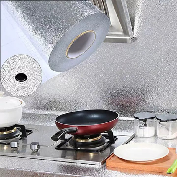 Giấy bạc dán bếp chống thấm cách nhiệt cao cấp N256