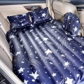 Giường hơi ô tô Oxford sang trọng màu xanh hoa sao (Tặng bơm điện) B164
