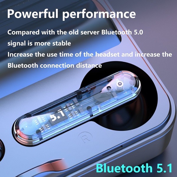 Tai nghe không dây TWS Bluetooth S20 màn hình LED chống thấm nước V140