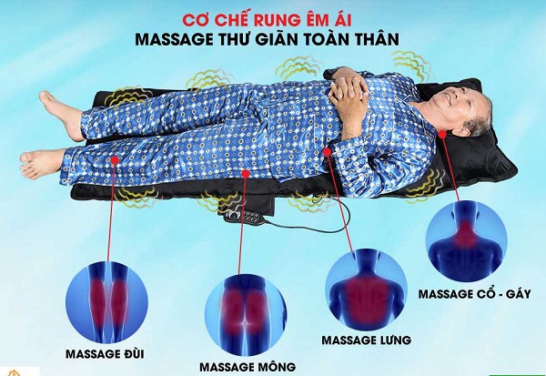 Đệm massage Elip Family tăng cường sức khỏe J119